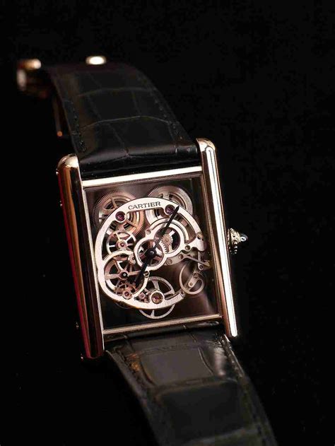 cartier tank mc skeleton replica|cartier tank watch replacement.